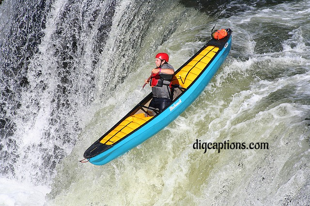 Kayak Water Sport Adventure Captions for Instagram