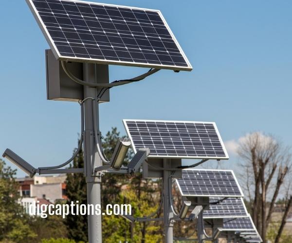 Solar Powered Led Street Lights Captions for Instagram