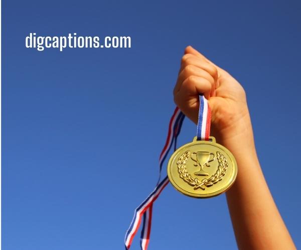 Instagram Captions for Gold Medal With Quotes