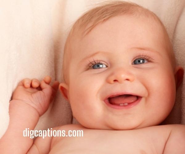 Baby First Time Laughing Captions for Instagram