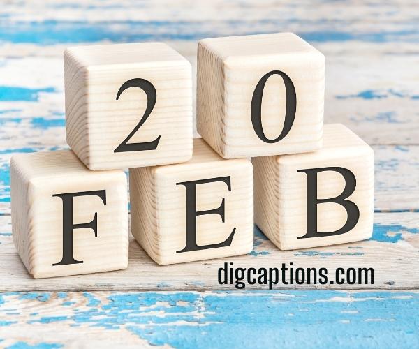20th February Anniversary Quotes and Captions for Instagram