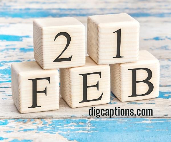 21st February Anniversary Quotes and Captions for Instagram