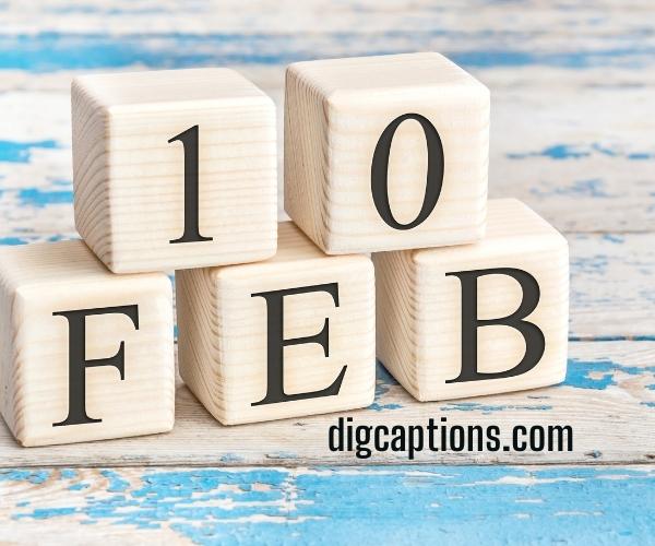 10th February Anniversary Quotes and Captions for Instagram