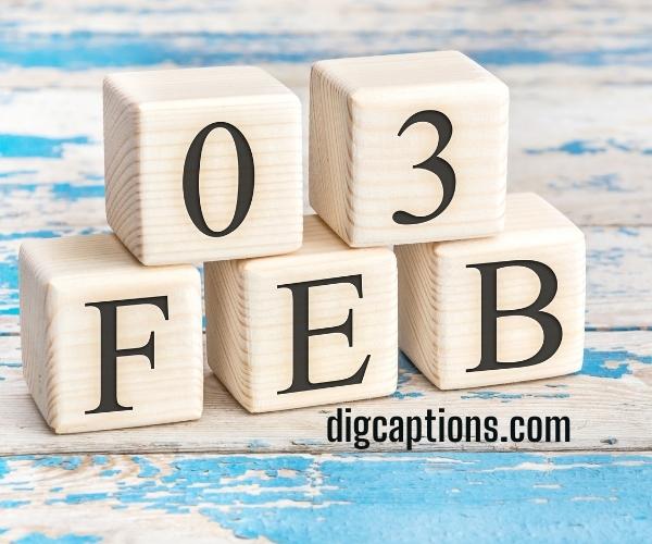 3rd February Anniversary Quotes and Captions for Instagram