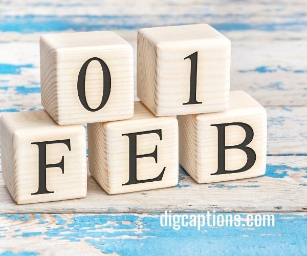 1st February Anniversary Quotes and Captions for Instagram