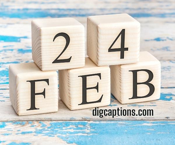 24th February Anniversary Quotes and Captions for Instagram