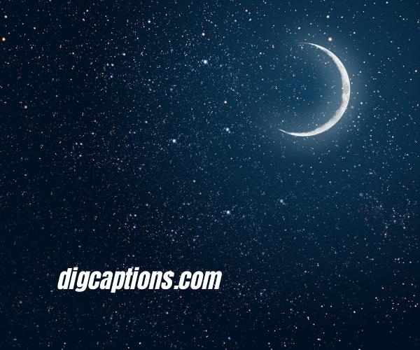 Night Sky Moon Quotes and Captions for Instagram