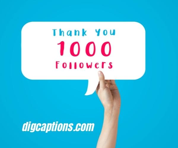 Congratulations on 1K Followers Quotes With Captions for Instagram