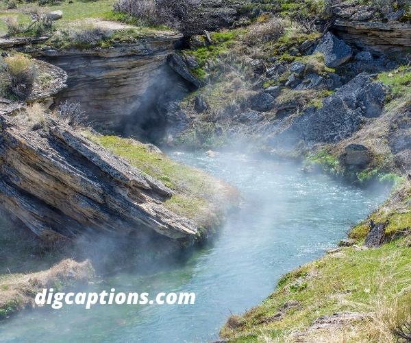 The Boiling River Captions for Instagram With Quotes