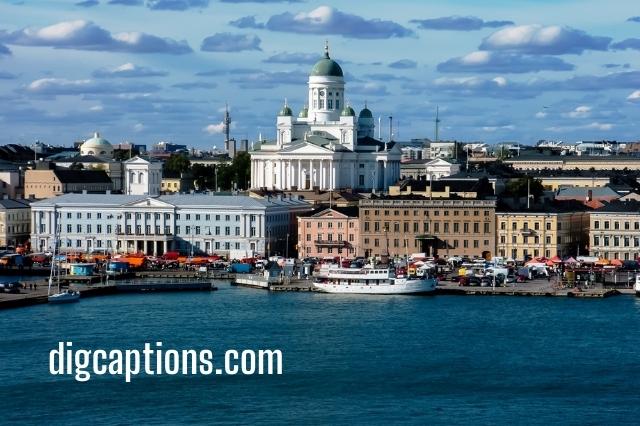 Capital City of Finland Caption for Instagram