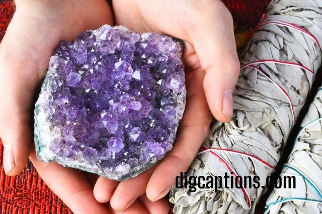 Amethyst Captions for Instagram