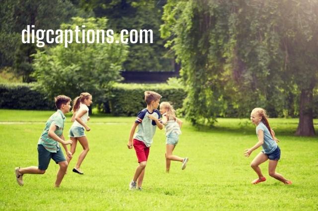 Instagram Captions for Outdoor Games for Kids