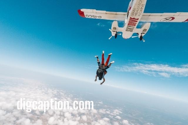 Skydiving Pick up Line Captions With Quotes