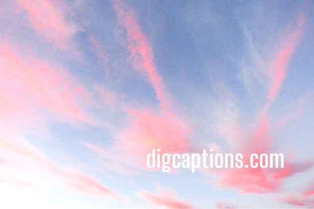 Pink Sky Quotes and Captions for Instagram