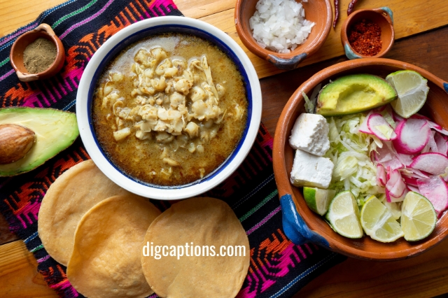 Green Pozole Captions for Instagram