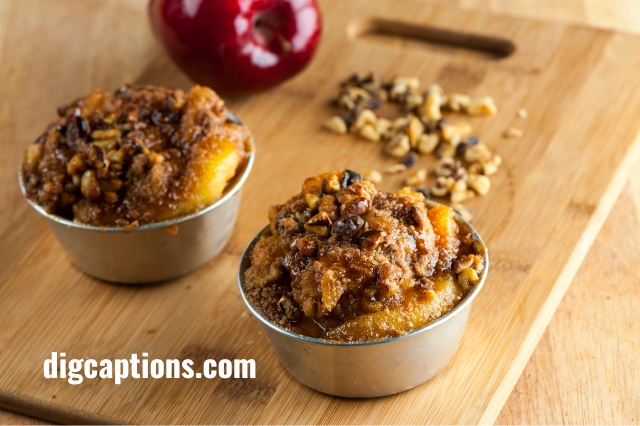 Apple Cobbler Captions for Instagram